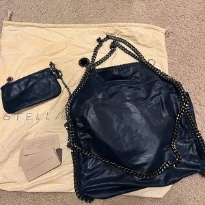 Stella McCartney Felanella tote bag navy color